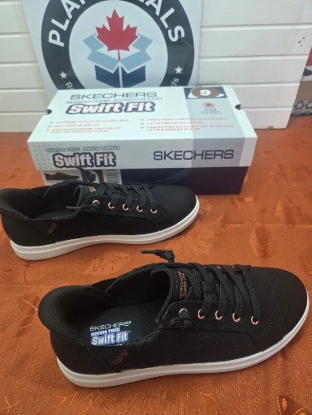 Skechers Hands Free Slip-ins BOBS Swift Fit Women's Canvas Sneakers, Black, Size